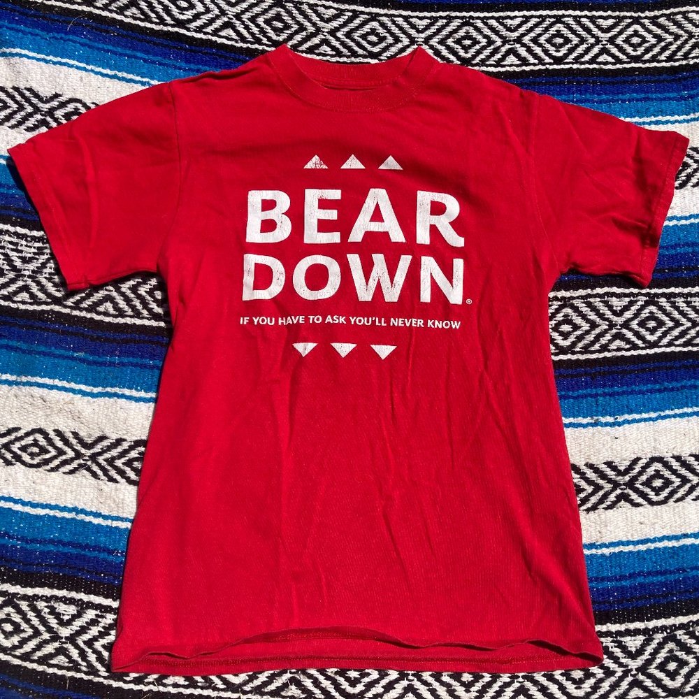 University of Arizona Bear Down College Swag T-shirt Adult S
